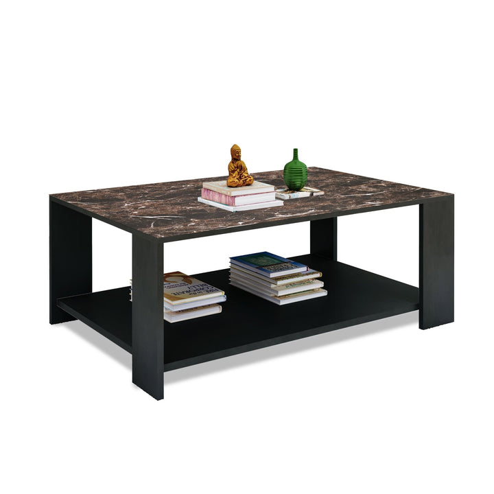 Bharat Lifestyle Juniper Engineered Wood Coffee Table (Finish Color - Wenge Brown, Knock Down) - BHARAT LIFESPACE PRIVATE LIMITED