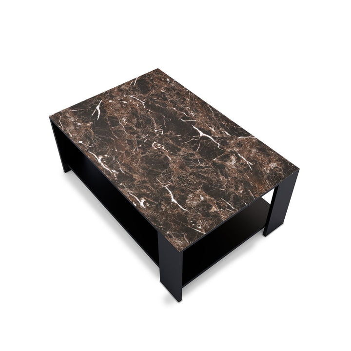 Bharat Lifestyle Juniper Engineered Wood Coffee Table (Finish Color - Wenge Brown, Knock Down) - BHARAT LIFESPACE PRIVATE LIMITED