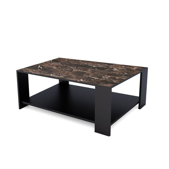 Bharat Lifestyle Juniper Engineered Wood Coffee Table (Finish Color - Wenge Brown, Knock Down) - BHARAT LIFESPACE PRIVATE LIMITED