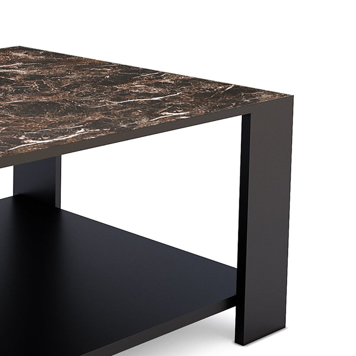 Bharat Lifestyle Juniper Engineered Wood Coffee Table (Finish Color - Wenge Brown, Knock Down) - BHARAT LIFESPACE PRIVATE LIMITED