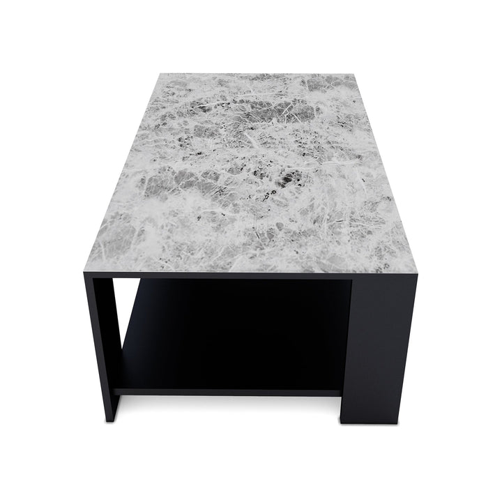 Bharat Lifestyle Juniper Engineered Wood Coffee Table (Finish Color - Wenge White, Knock Down) - BHARAT LIFESPACE PRIVATE LIMITED