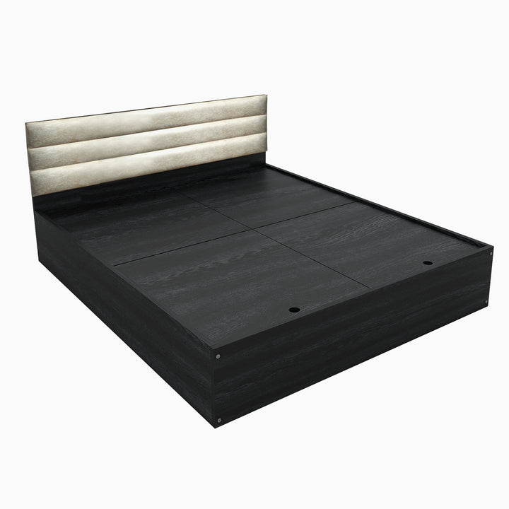 Bharat Lifestyle Kansas Engineered Wood King Box Bed (Finish Color - Wenge, Delivery Condition - Knock Down) - BHARAT LIFESPACE PRIVATE LIMITED