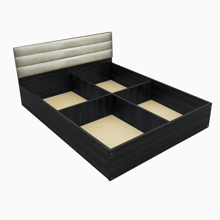 Bharat Lifestyle Kansas Engineered Wood King Box Bed (Finish Color - Wenge, Delivery Condition - Knock Down) - BHARAT LIFESPACE PRIVATE LIMITED