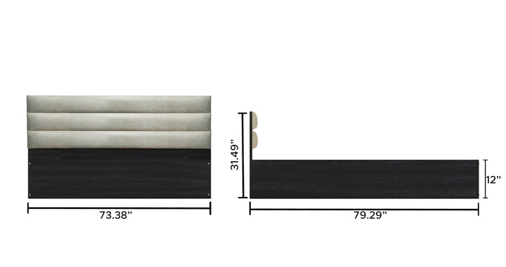 Bharat Lifestyle Kansas Engineered Wood King Box Bed (Finish Color - Wenge, Delivery Condition - Knock Down) - BHARAT LIFESPACE PRIVATE LIMITED