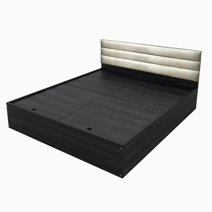 Bharat Lifestyle Kansas Engineered Wood King Box Bed (Finish Color - Wenge, Delivery Condition - Knock Down) - BHARAT LIFESPACE PRIVATE LIMITED