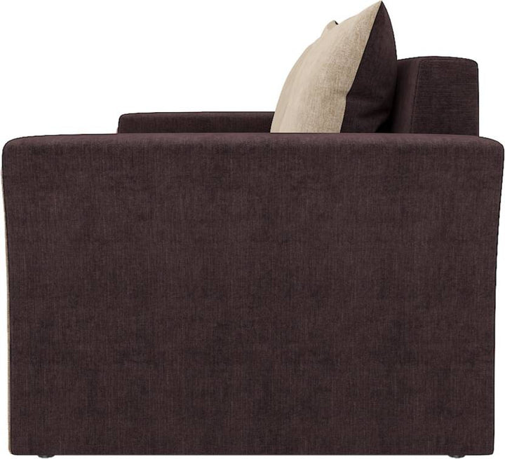 Bharat Lifestyle Leo Fabric 3 Seater Sofa (Finish Color - Cream & Brown, DIY(Do - It - Yourself)) - BHARAT LIFESPACE PRIVATE LIMITED