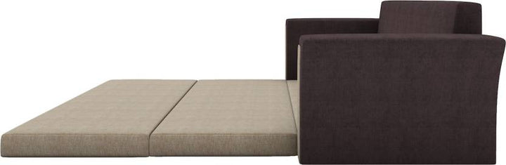 Bharat Lifestyle Leo Fabric 3 Seater Sofa (Finish Color - Cream & Brown, DIY(Do - It - Yourself)) - BHARAT LIFESPACE PRIVATE LIMITED