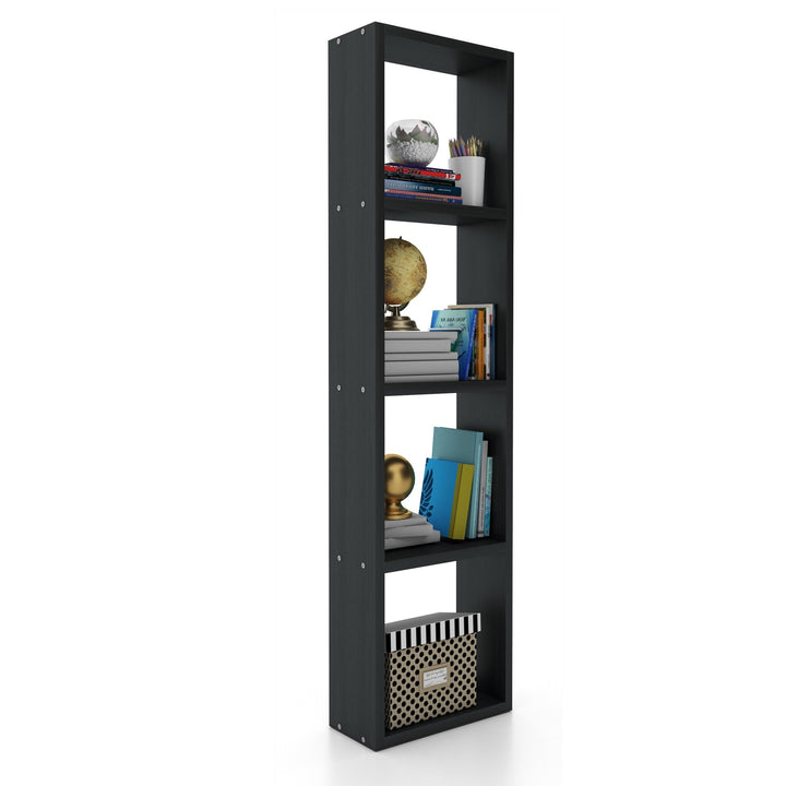 Bharat Lifestyle Merapi Engineered Wood Open Book Shelf (Finish Color - Light Wenge, DIY(Do - It - Yourself)) - BHARAT LIFESPACE PRIVATE LIMITED