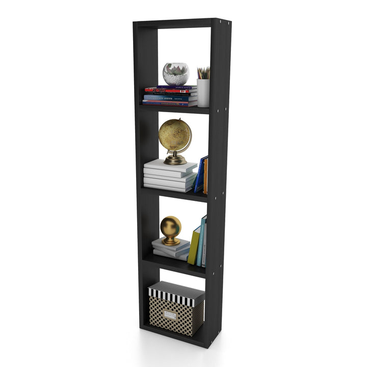 Bharat Lifestyle Merapi Engineered Wood Open Book Shelf (Finish Color - Light Wenge, DIY(Do - It - Yourself)) - BHARAT LIFESPACE PRIVATE LIMITED