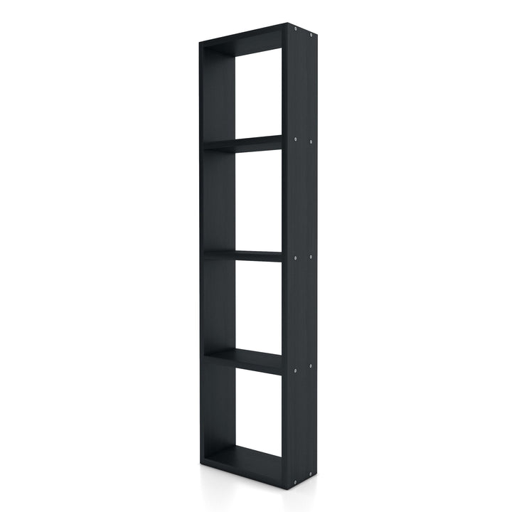 Bharat Lifestyle Merapi Engineered Wood Open Book Shelf (Finish Color - Light Wenge, DIY(Do - It - Yourself)) - BHARAT LIFESPACE PRIVATE LIMITED