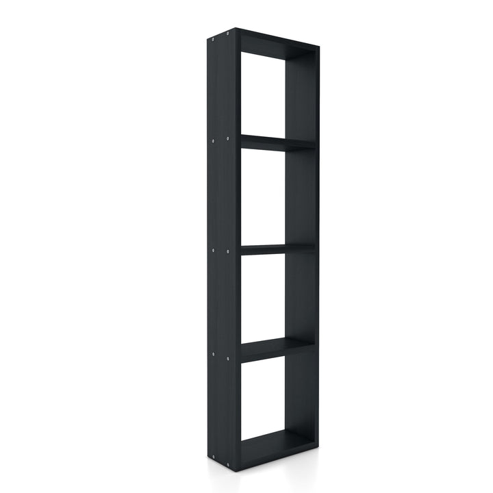 Bharat Lifestyle Merapi Engineered Wood Open Book Shelf (Finish Color - Light Wenge, DIY(Do - It - Yourself)) - BHARAT LIFESPACE PRIVATE LIMITED