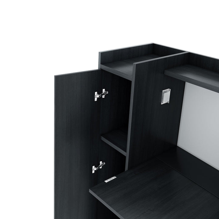 Bharat Lifestyle Moon flower Engineered Wood Study Table (Free Standing, Finish Color - Wenge, Knock Down) - BHARAT LIFESPACE PRIVATE LIMITED