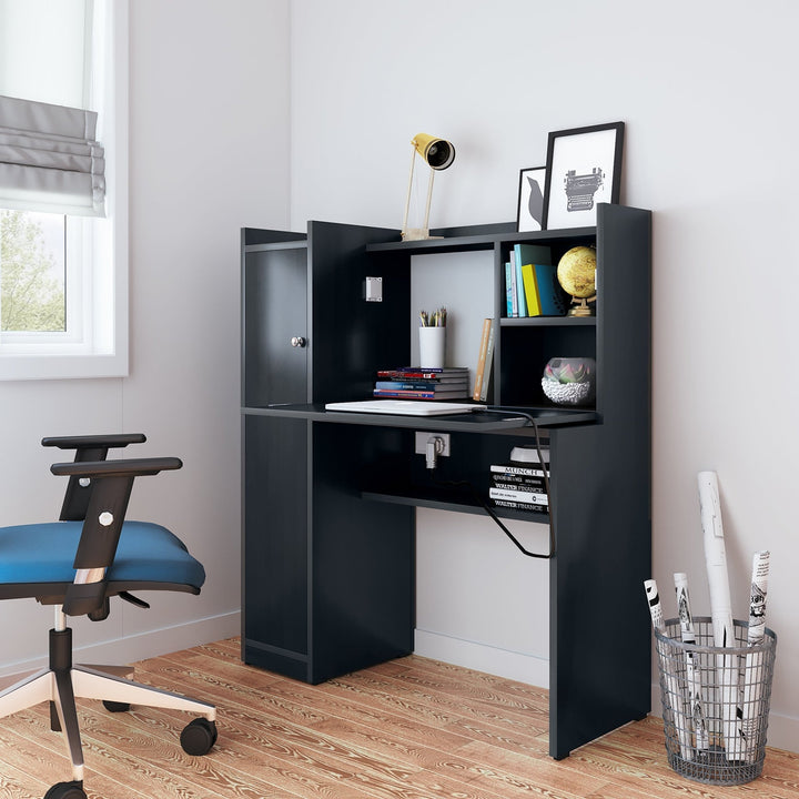 Bharat Lifestyle Moon flower Engineered Wood Study Table (Free Standing, Finish Color - Wenge, Knock Down) - BHARAT LIFESPACE PRIVATE LIMITED