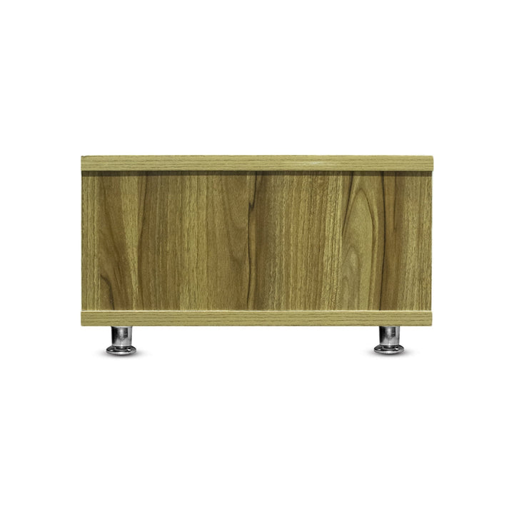 Bharat Lifestyle Neon Engineered Wood TV Entertainment Unit (Finish Color - White & Walnut, Knock Down) - BHARAT LIFESPACE PRIVATE LIMITED
