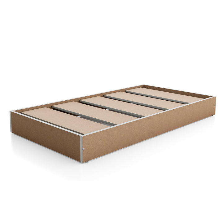 Bharat Lifestyle Norway Engineered Wood Single Bed Without Storage Bed for Bedroom, Living Room, Color – Brown, Delivery Condition - Knock Down, 1 Year Warranty - BHARAT LIFESPACE PRIVATE LIMITED