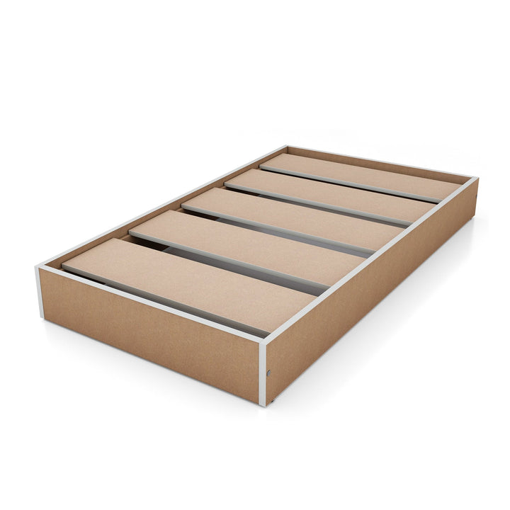 Bharat Lifestyle Norway Engineered Wood Single Bed Without Storage Bed for Bedroom, Living Room, Color – Brown, Delivery Condition - Knock Down, 1 Year Warranty - BHARAT LIFESPACE PRIVATE LIMITED