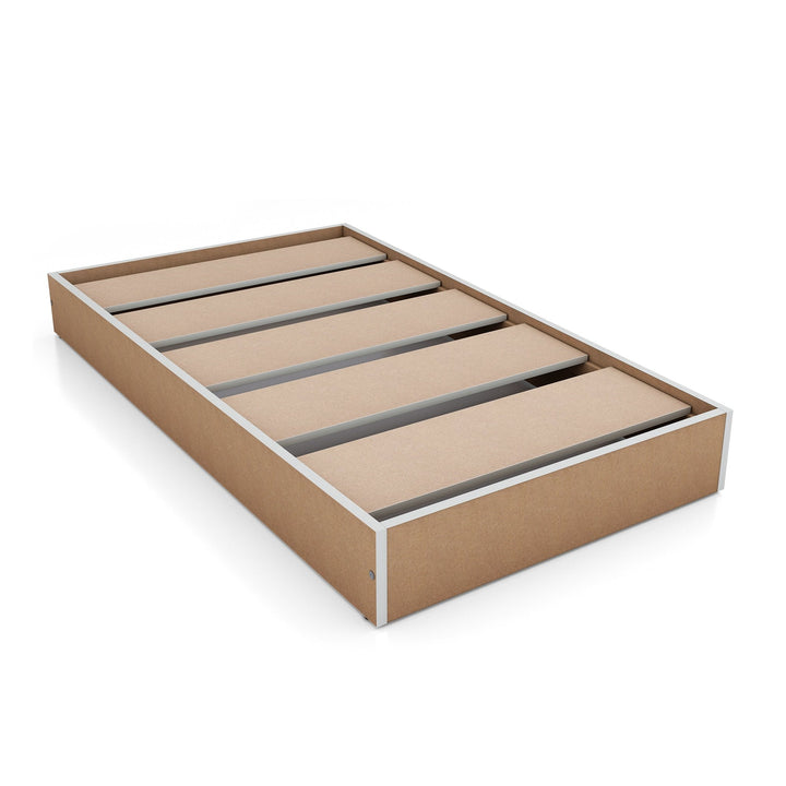 Bharat Lifestyle Norway Engineered Wood Single Bed Without Storage Bed for Bedroom, Living Room, Color – Brown, Delivery Condition - Knock Down, 1 Year Warranty - BHARAT LIFESPACE PRIVATE LIMITED