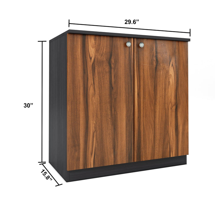 Bharat Lifestyle Pluto Engineered Wood Shoe Rack (Brown, 4 Shelves, Knock Down) - BHARAT LIFESPACE PRIVATE LIMITED