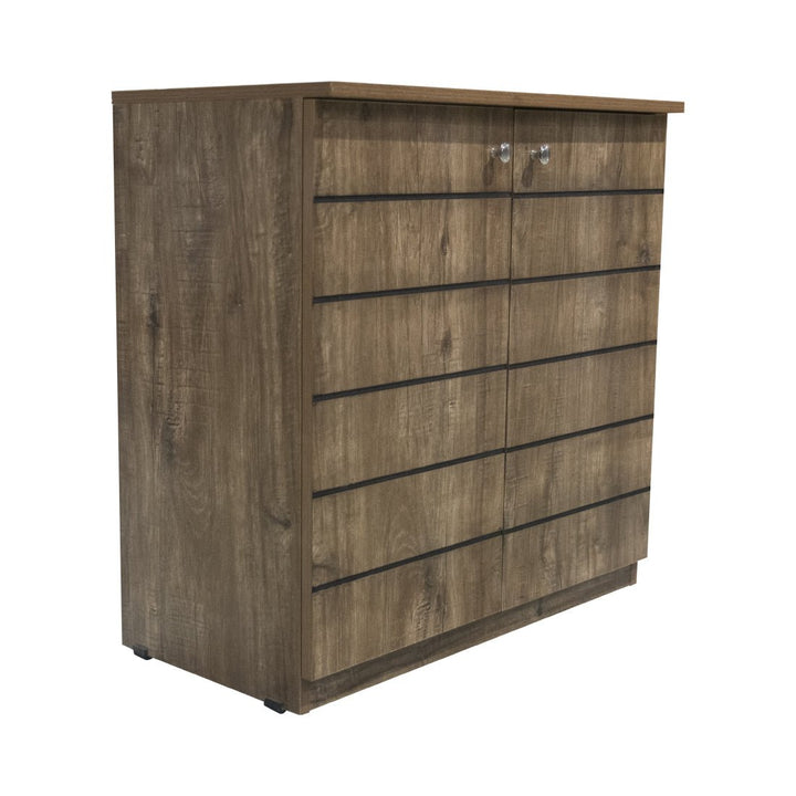 Bharat Lifestyle Pluto Engineered Wood Shoe Rack (Multicolor, 4 Shelves, Knock Down) - BHARAT LIFESPACE PRIVATE LIMITED