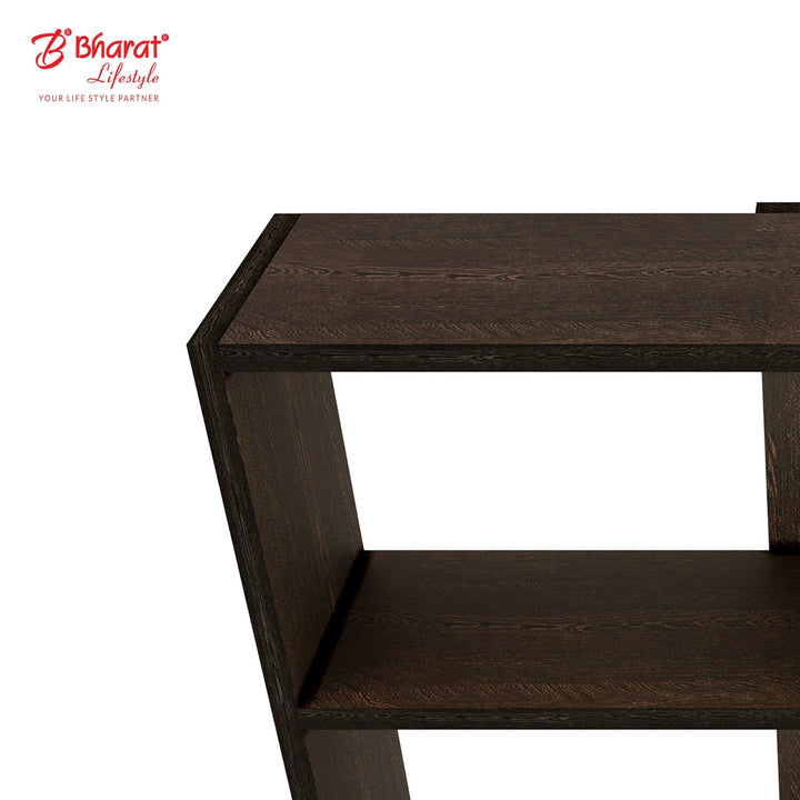 Bharat Lifestyle Rega Engineered Wood Display Unit (Finish Color - Wenge, DIY(Do - It - Yourself)) - BHARAT LIFESPACE PRIVATE LIMITED