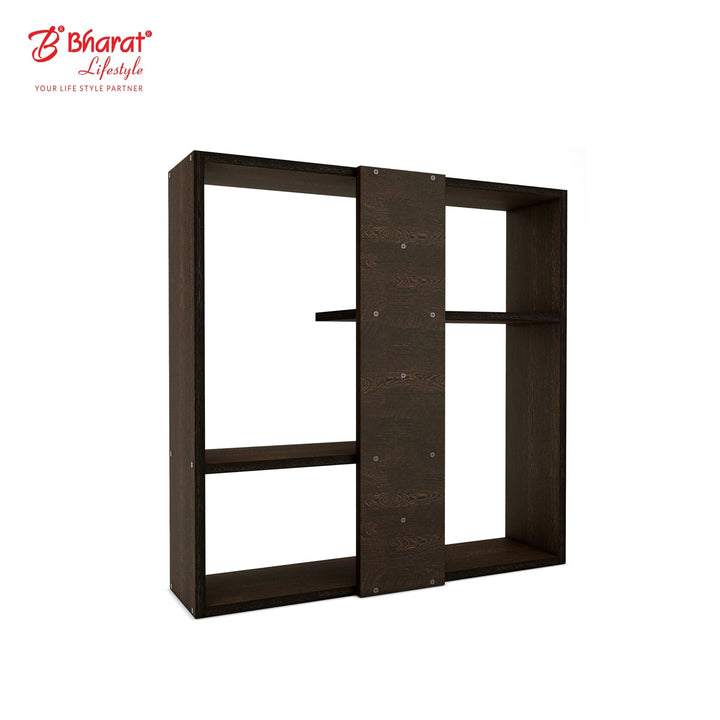 Bharat Lifestyle Rega Engineered Wood Display Unit (Finish Color - Wenge, DIY(Do - It - Yourself)) - BHARAT LIFESPACE PRIVATE LIMITED