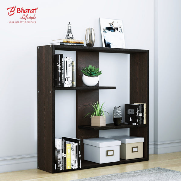 Bharat Lifestyle Rega Engineered Wood Display Unit (Finish Color - Wenge, DIY(Do - It - Yourself)) - BHARAT LIFESPACE PRIVATE LIMITED
