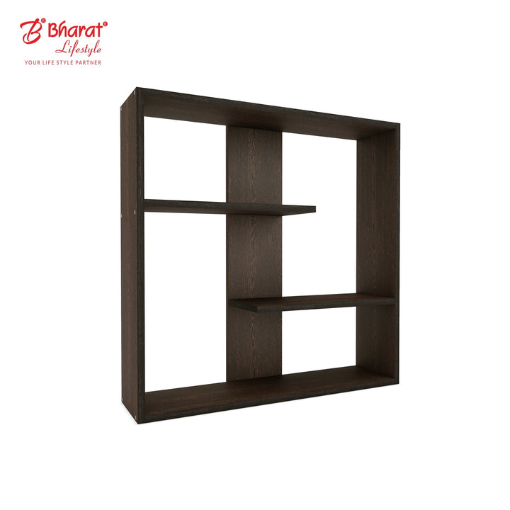 Bharat Lifestyle Rega Engineered Wood Display Unit (Finish Color - Wenge, DIY(Do - It - Yourself)) - BHARAT LIFESPACE PRIVATE LIMITED