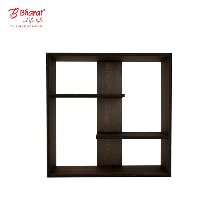 Bharat Lifestyle Rega Engineered Wood Display Unit (Finish Color - Wenge, DIY(Do - It - Yourself)) - BHARAT LIFESPACE PRIVATE LIMITED