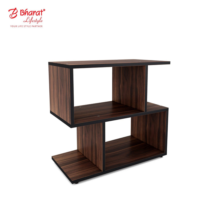 Bharat Lifestyle Satturn Engineered Wood Display Unit (Finish Color - Brown, DIY(Do - It - Yourself)) - BHARAT LIFESPACE PRIVATE LIMITED