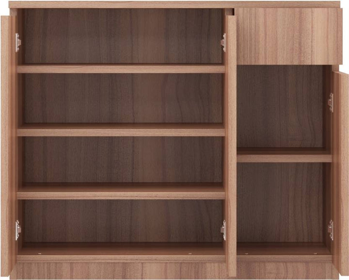 Bharat Lifestyle Uranus Exotic Teak Engineered Wood Shoe Rack (Multicolor, 6 Shelves, Knock Down) - BHARAT LIFESPACE PRIVATE LIMITED