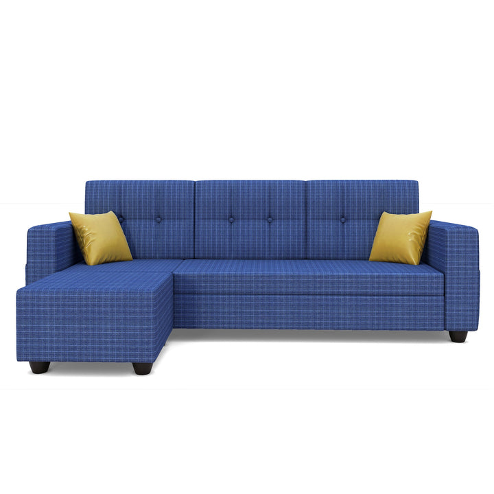 Bharat Lifestyle Winston Fabric 4 Seater Sofa (Finish Color - Blue, DIY(Do - It - Yourself)) - BHARAT LIFESPACE PRIVATE LIMITED