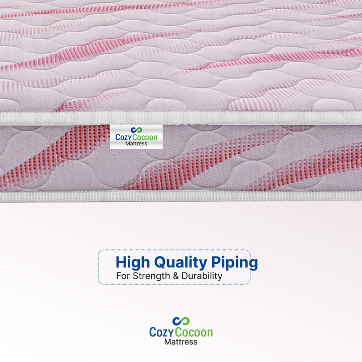 COZYCOCOON by Bharat Lifestyle Salton Ortho Dual 5 inch Queen Memory Foam Mattress (L x W: 72 inch x 60 inch) - BHARAT LIFESPACE PRIVATE LIMITED
