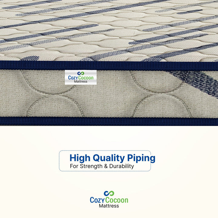 COZYCOCOON by Lifestyle Dreamer Dual Hard & Soft 4 inch King High Density (HD) Foam Mattress (L x W: 78 inch x 72 inch) - BHARAT LIFESPACE PRIVATE LIMITED